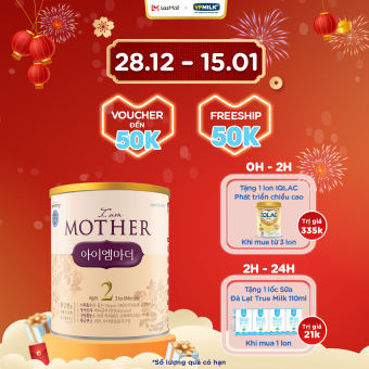 Sữa Bột Namyang I Am Mother 2 400g đặc chế cho trẻ từ 3-6 tháng