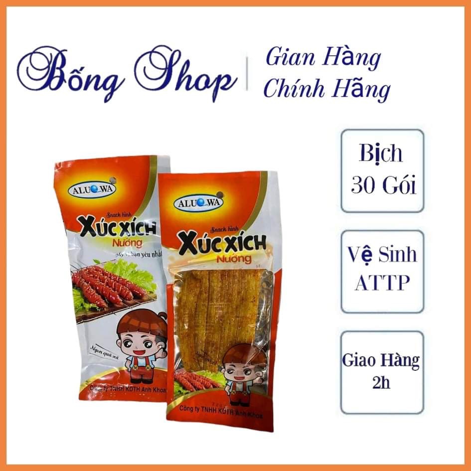 30 gói snack hình xúc xích nướng