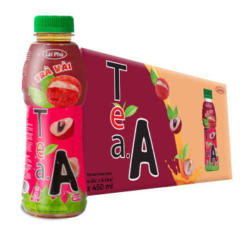 Trà Vải Tea.A chai 450ml (Thùng 24 chai)