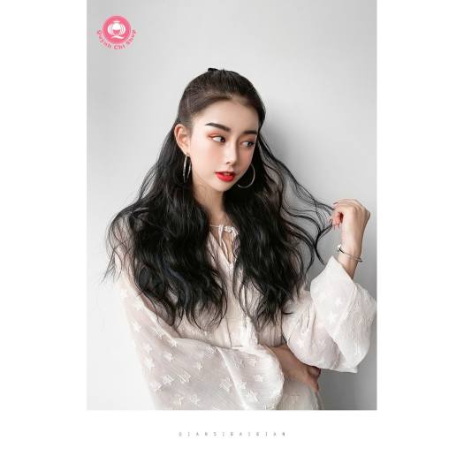 Đuôi tóc giả cột xù CAO CẤP, dài 60cm xoăn HÀN QUỐC