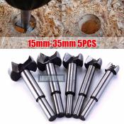 Woodworking Hole Saw Set with Round Shank, 5PCS 