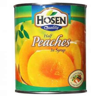 Đào ngâm Hosen hộp lớn 825gram