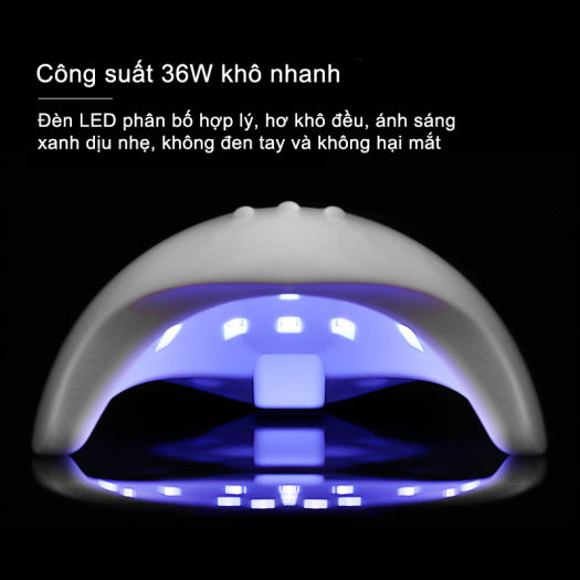 Máy hơ móng tay sơn gel Star nhanh khô, máy hong khô móng tay, móng chân 36W