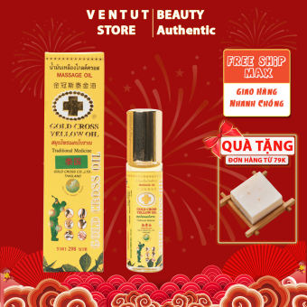 Dầu Thập Tự Vàng Thái Lan Gold Cross Yellow Oil chai 24ml
