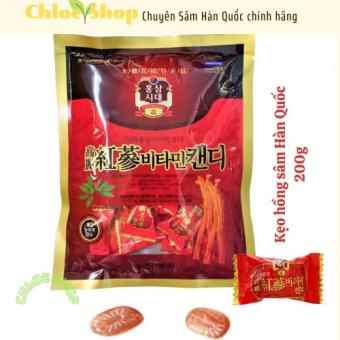 Kẹo Hồng Sâm Hàn Quốc 200gr chính hãng