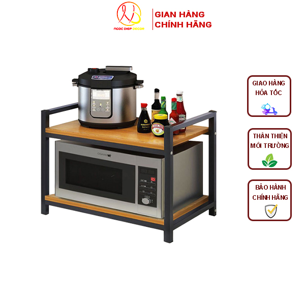 Kệ để lò vi sóng nhà bếp, giá máy in văn phòng, kệ đặt vật dụng nhà bếp thông minh, khung sắt sơn tĩnh điện, bảo hành chính hãng 1 năm.