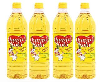 Combo 4 Chai Dầu Ăn Happi Koki 1L