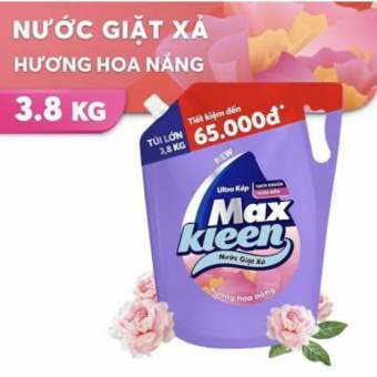 Túi nước giặt xả Maxkleen hương hoa nắng 3.8kg