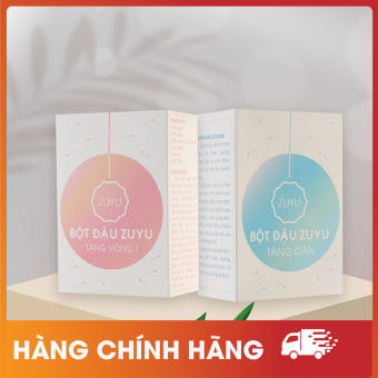 Combo Bột Tăng Cân + Bột Tăng Vòng 1 ZuYu (Tặng Tinh dầu massage V1 + THƯỚC ĐO)