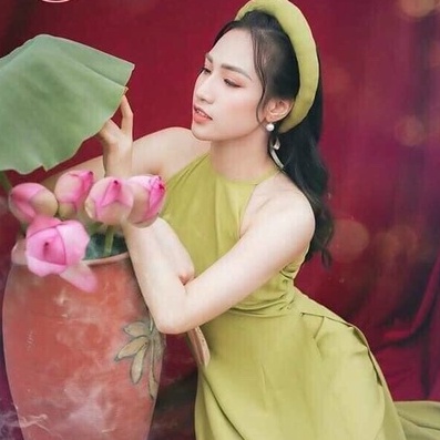 Áo dài yếm chụp đầm sen , áo dài tấm cám chụp ngoại cảnh cho các nàng