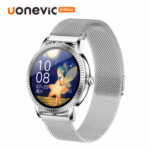 Đồng Hồ Thông Minh Uonevic CF18P Cho Nữ Đồng Hồ Thông Minh ECG IP67 Màn Hình 1.08 Inch Chống Nước Đồng Hồ Thông Minh Chu Kỳ Kinh Nguyệt Cho Ios Android