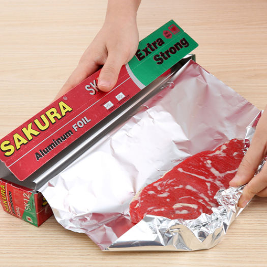CUỘN GIẤY BẠC BỌC ĐỒ NƯỚNG - MÀNG NHÔM NƯỚNG THỰC PHẨM, BỌC HÀNG TƯƠI SỐNG - CUỘN GIẤY BẠC BỎ NỒI CHIÊN KHÔNG DẦU TIỆN LỢI