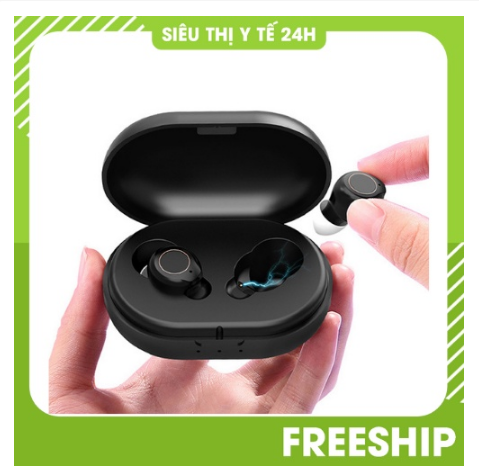Máy trợ thính - tai nghe trợ thính không dây siêu nhỏ goodmi gm- 305, công nghệ khuếch đại âm thanh mới