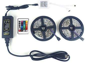 Bộ cuộn đèn LED dây dán 5050-10m phủ keo silicon đổi 7 màu V-LD-RGB