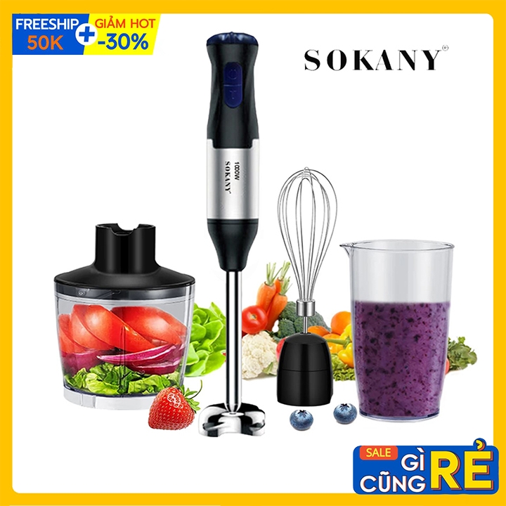 Máy xay sinh tố cầm tay cao cấp chính hãng Sokany 1711
