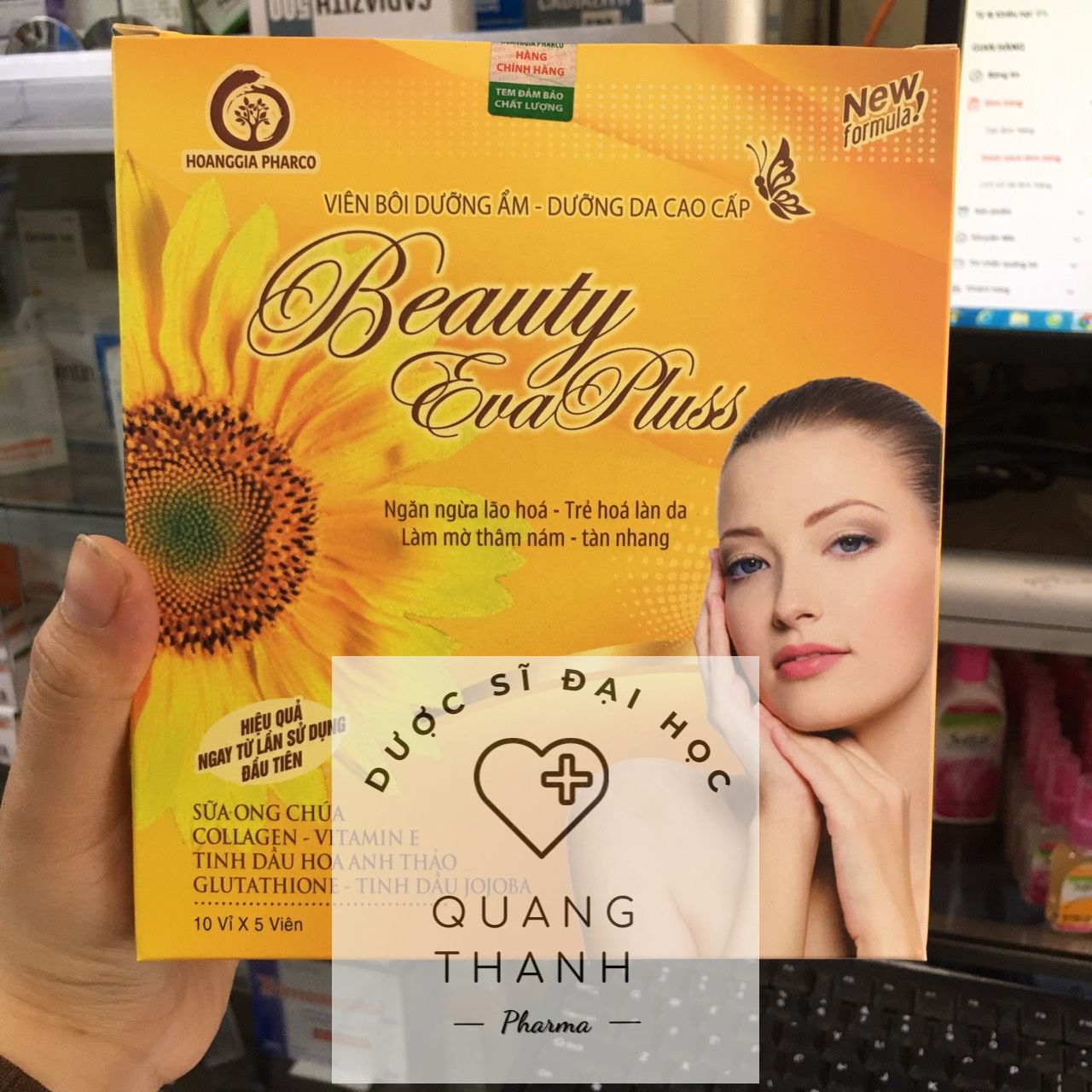 Viên bôi dưỡng ẩm beauty eva plus