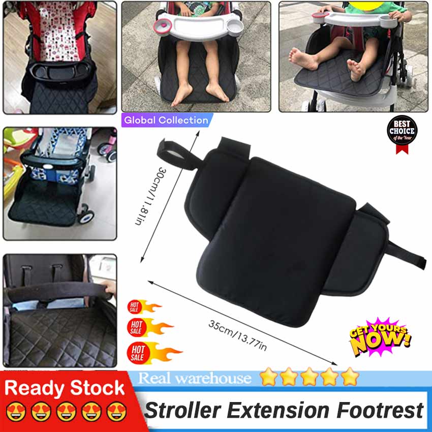 【High Quality+ In Stock】Baby Stroller Extension Footrest Universal Footrest Extended Seat Pedal Universal Stroller Footrest Extended Seat Board Stroller Footrest Accessories Pushchair Foot Support For Stroller