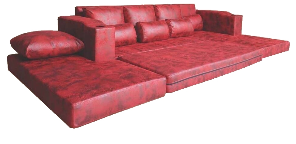 Raminthra Furniture โซฟาเบด Torino (หนังสีน้ำตาล) Empire Sofa Bed ราคา 22,500 บาท*ส่งฟรี