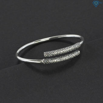 Vòng tay nam bạc thật gậy như ý xi bạc thái LTA0005 - Trang Sức TNJ