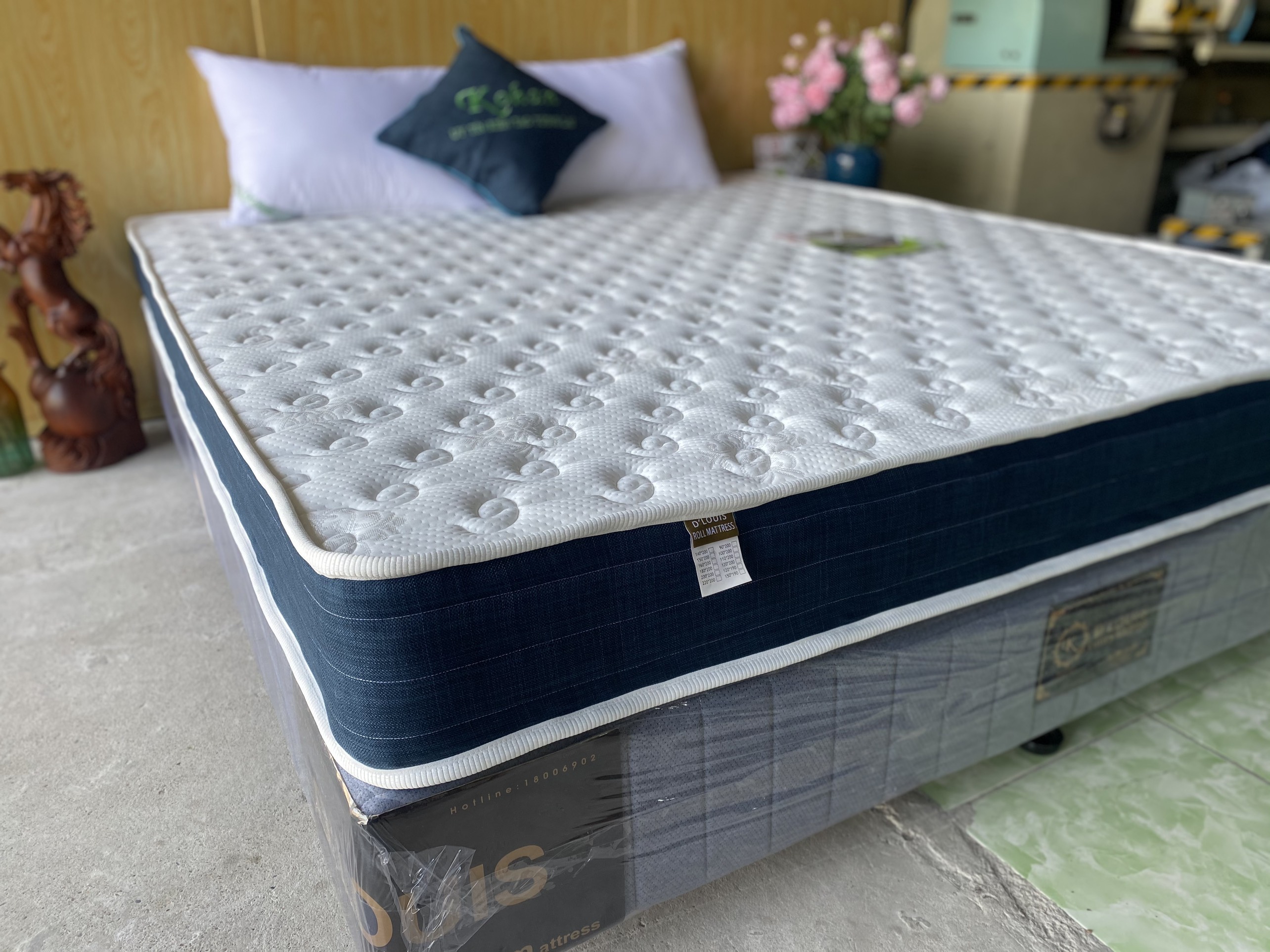 NỆM LÒ XO TÚI CUỘN KOHAN D'LOUIS ECO - NỆM CAO CẤP VÌ SỨC KHỎE