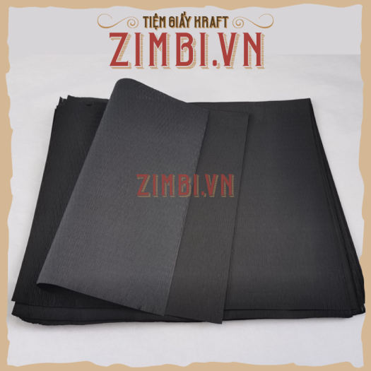 Cuộn giấy kraft tổ ong bọc hàng màu đen 50cmx250m | Giấy kraft chống sốc, chống trầy xước | Thay thế xốp hơi, bong bóng nilong