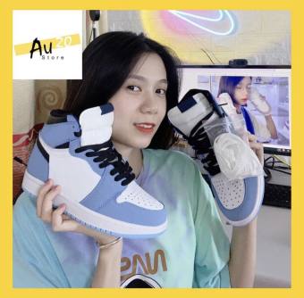 Giày Thể Thao Ulzzang , Giày Sneaker Hoot 2023 Xanh Cao Hoot trend JD Blue Nam Nữ full sz 36-43