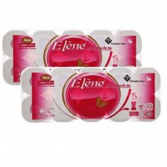 Giấy vệ sinh Elene 3 lớp mềm mịn dai bền bịch 10 cuộn