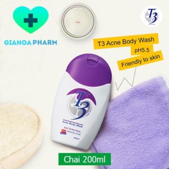 Sữa tắm ngừa mụn T3 ACNE BODY WASH
