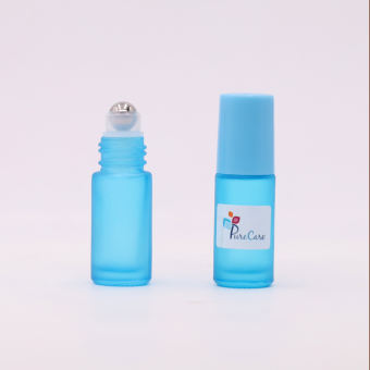 THỦY TINH DÀY - Chai thủy tinh bi lăn 5ml 10ml Nhiều màu xinh xắn cao cấp chiết nước hoa, tinh dầu