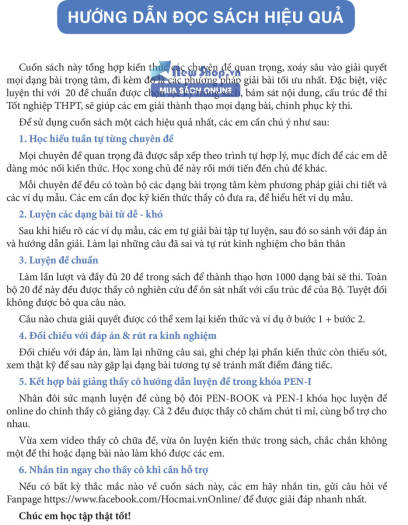 Sách - PENBOOK – Luyện Đề Thi Tốt Nghiệp THPT Môn Vật Lý 2022 - Newshop