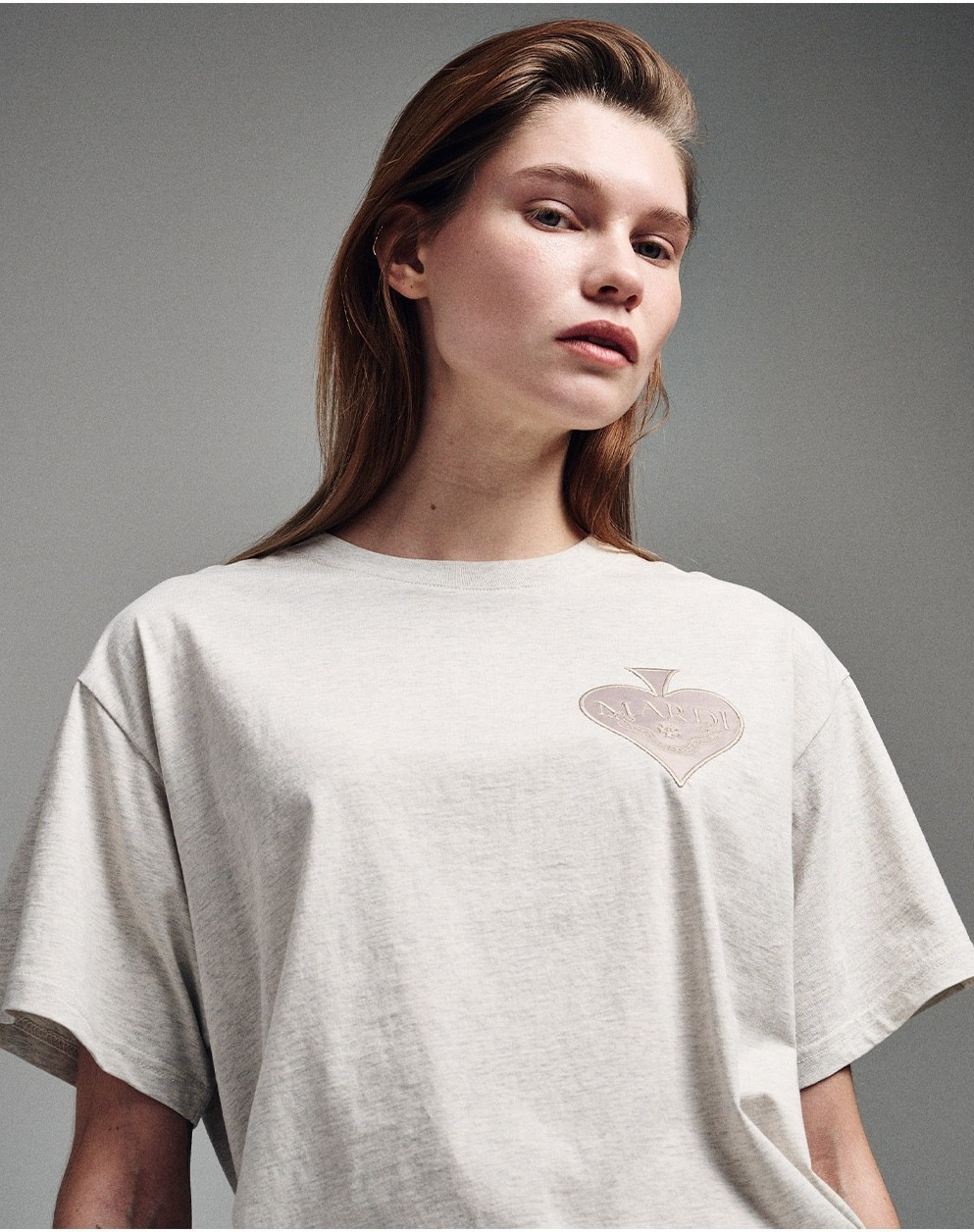 MARDI MERCREDI SATIN SPADE T SHIRT