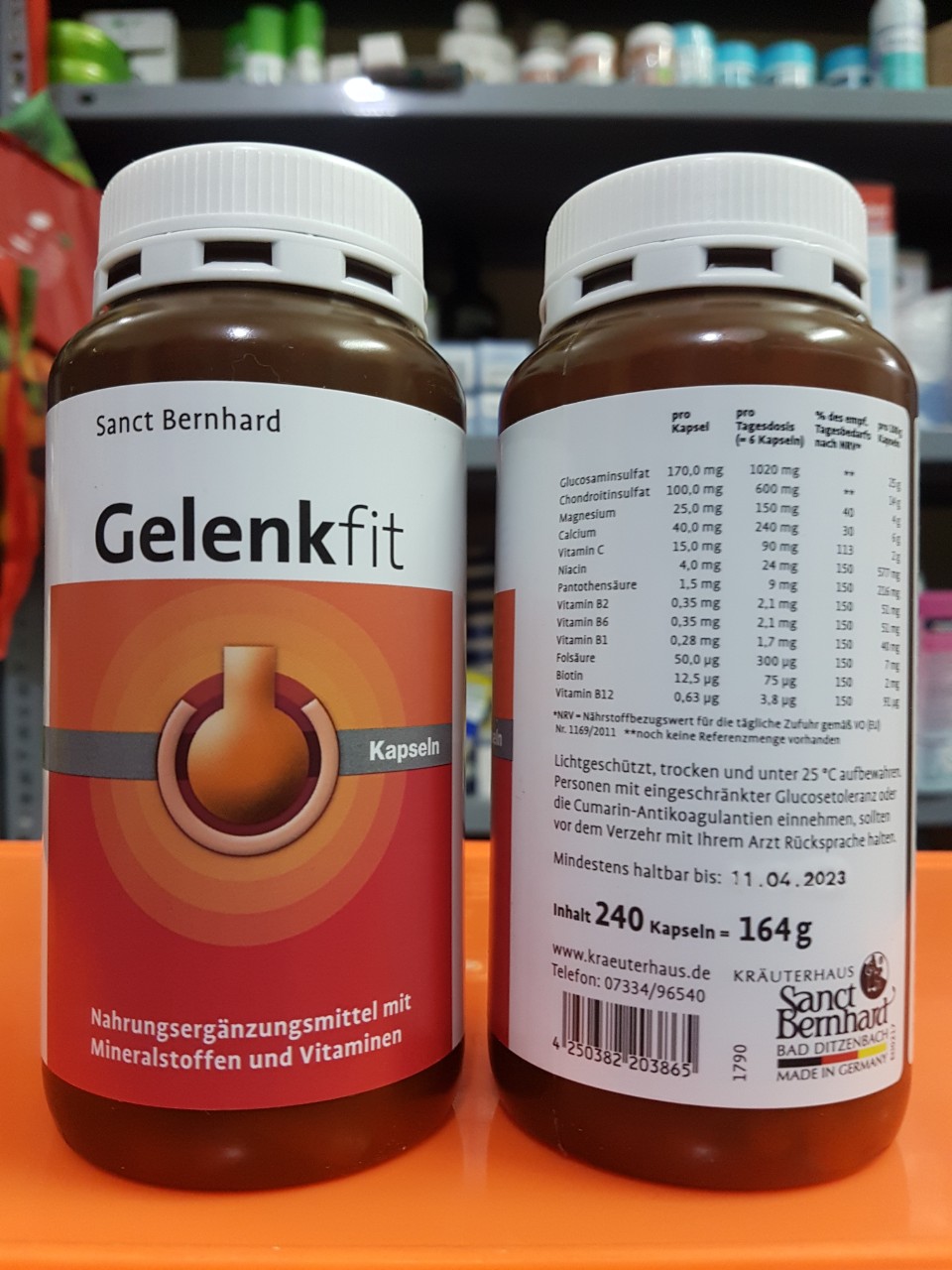 Hàng Đức Viên uống Sanct Bernhard Gelenk Fit 240 viên