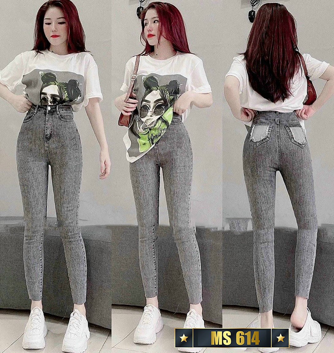 QUẦN JEAN NỮ MẪU MỚI CAO CẤP THỜI TRANG JET SHOP MS010
