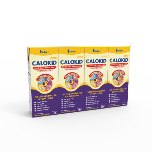 Sữa bột pha sẵn CALOKID GOLD 180ml - 1 thùng 48 hộp