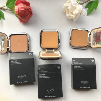 Phần nền kiko lâu trôi đến 8 giờ - Phấn phủ tone da tự nhiên Kiko - Skin tone powder foudation - Ý