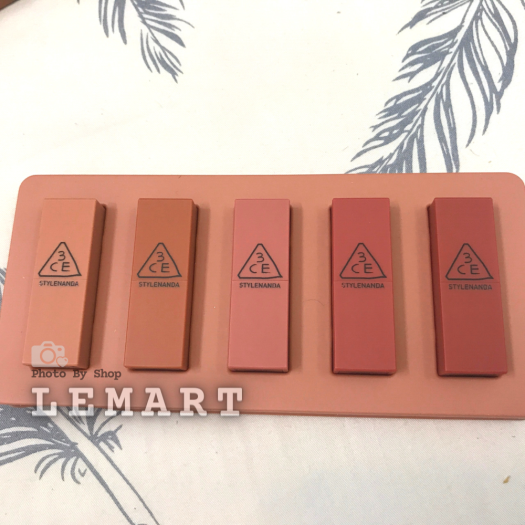 Set 5 Son môi 3Ce - Mood Recipe Lip Color Mini Kit 2 . Bộ sưu tập 5 thỏi son 3Ce Mini phiên bản mới . Hàng xách tay