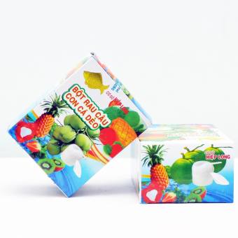 BỘT RAU CÂU CON CÁ DẺO HỘP 12 Gói