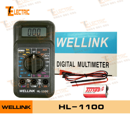 WELLINK HL - 1100 Đồng Hồ Đo Điện Vạn Năng Wellink HL 1100