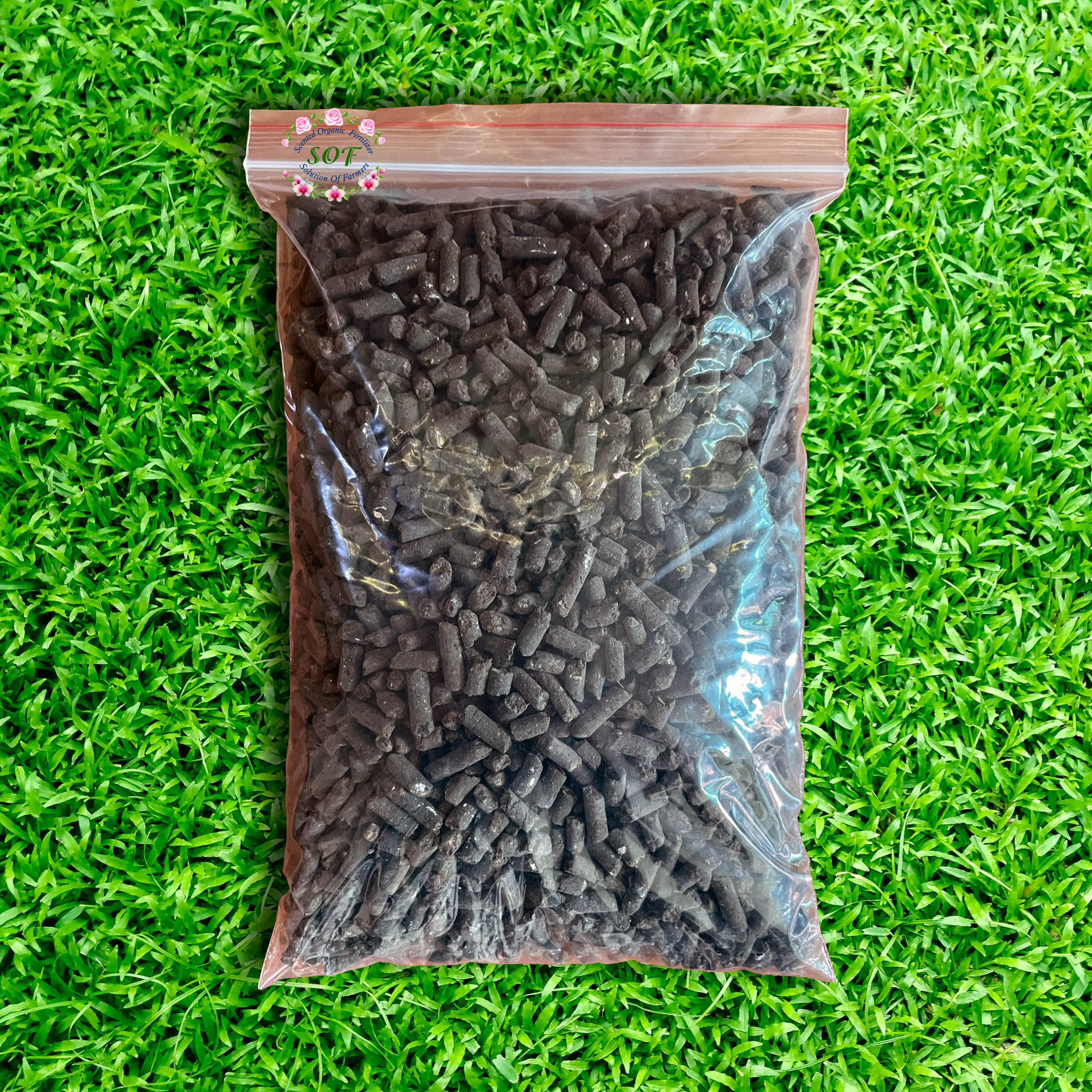 Phân gà hữu cơ khoáng Nhật bản 1kg - Phân bón cho hoa hồng, rau củ quả...