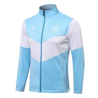 👉👕 Áo Khoác Bóng Đá Man City 21-22--Light Blue