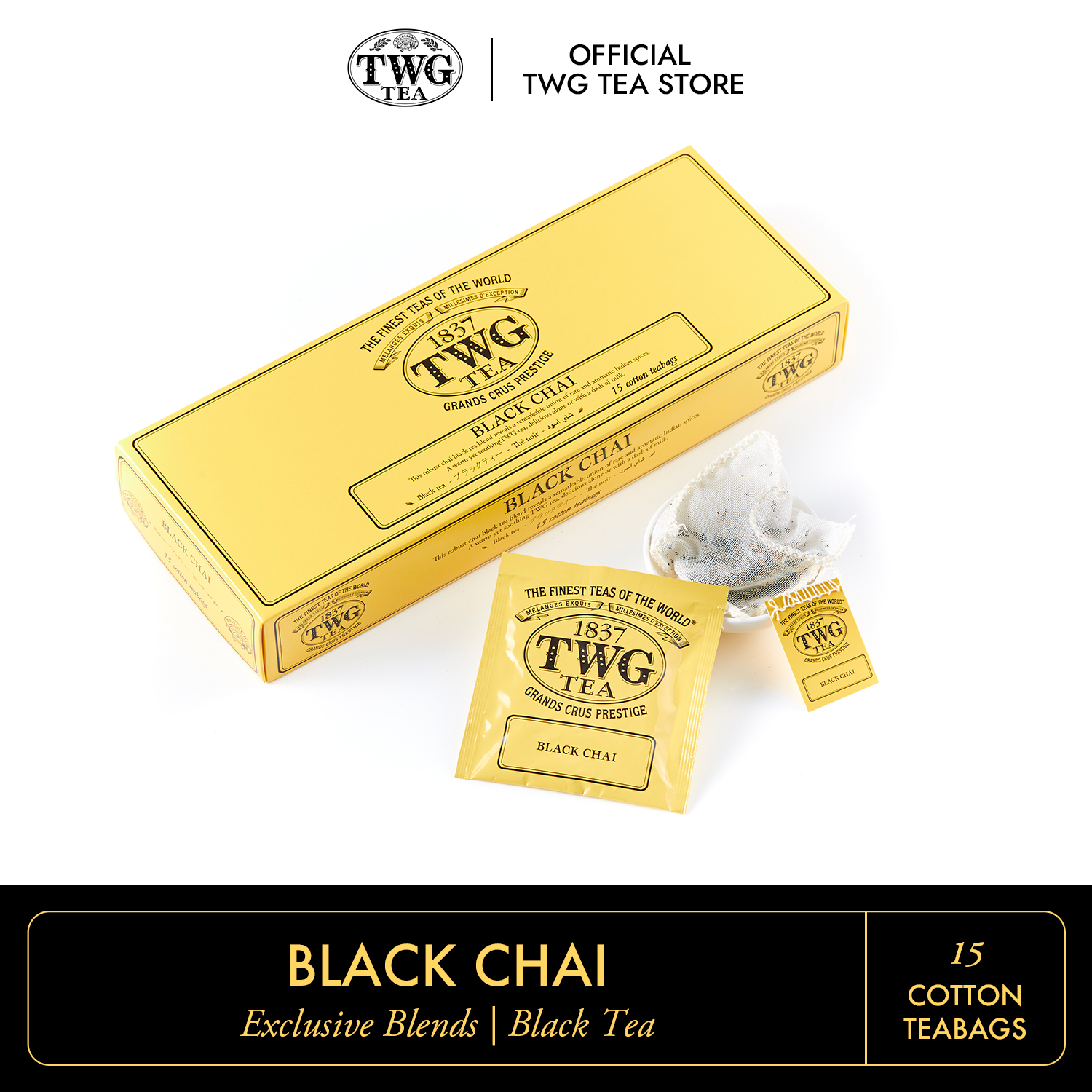 TWG Tea | Vanilla Bourbon Tea, Rooibos Tea Blend in 15 Hand