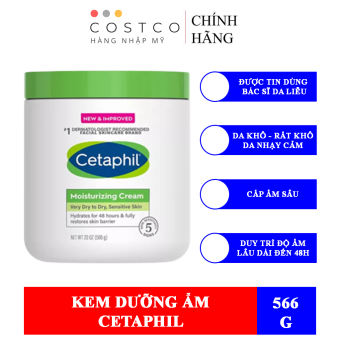 Kem Dưỡng Ẩm Dịu Nhẹ Cetaphil Moisturizing Cream (1 Hủ/566g)