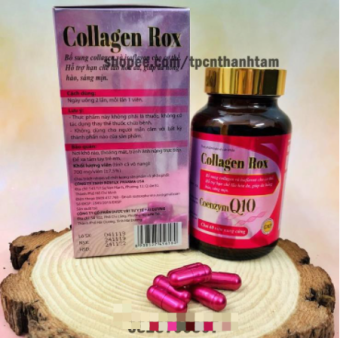 Viên uống COLLAGEN ROX bổ sung Collagen, hỗ trợ làm đẹp da, trắng sáng da - Hộp 60 viên