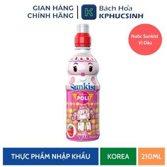 Nước Sunkist Vị Dâu 210Ml