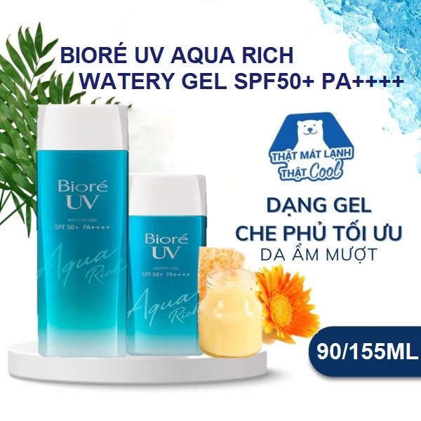 Kem Chống Nắng Biore Dạng Gel Chống Nắng Màng Nước Dưỡng Ẩm Cho Da Mặt &