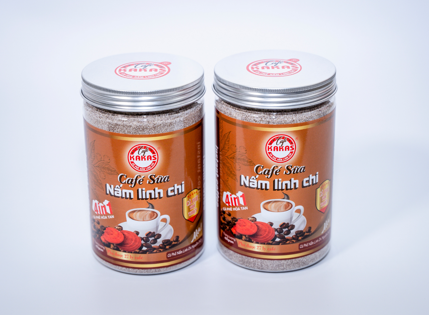 Bộ combo 2 hộp cà phê nấm linh chi 4in1