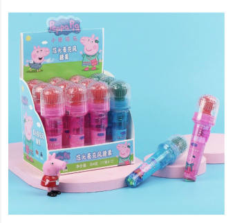 Lẻ 1 chiếc Kẹo mút micro bé heo Peppa Pig có đèn siêu xinh