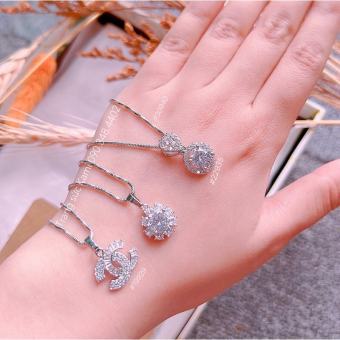 Dây chuyền bạc ý xi vàng bạch kim chà neo cao cấp