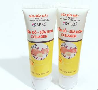 Sữa Rửa Mặt Sapro Yến Đỏ-Sữa Non Collagen