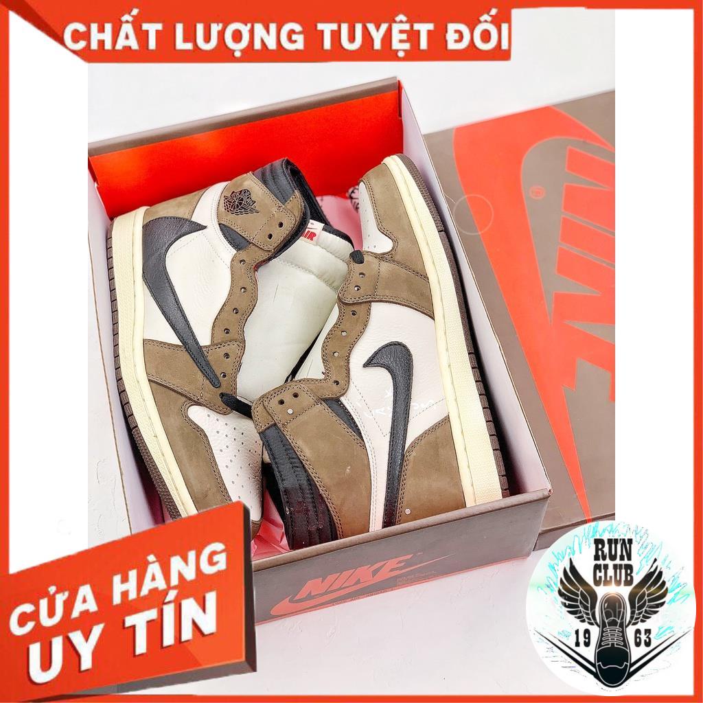 [VIDEO ẢNH THẬT+HỘP BẢO VỆ+FREESHIP] giầy thể thao JORDAN 1 MÀU NÂU ĐEN cao cổ thời trang nữ